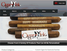 Tablet Screenshot of cigarink.com